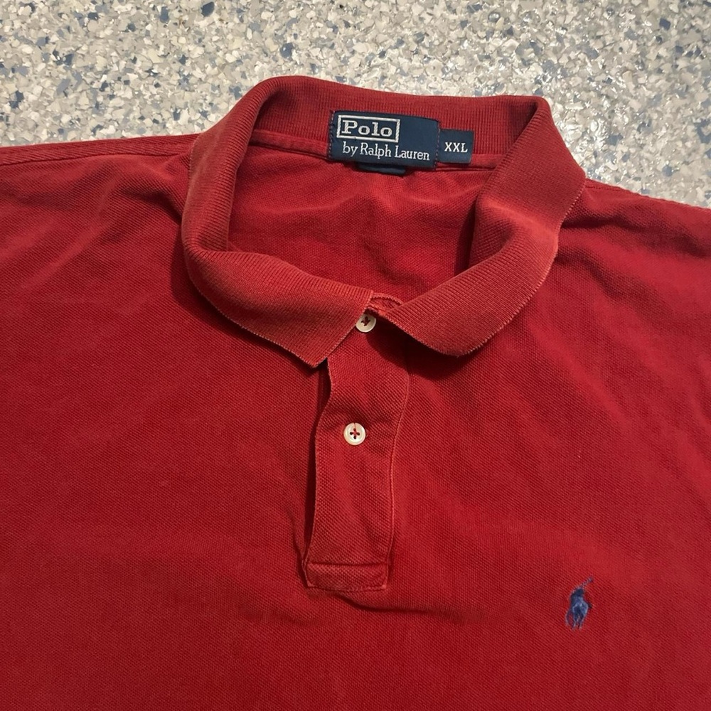 Polo by Ralph Lauren Men's Red Polo Shirt